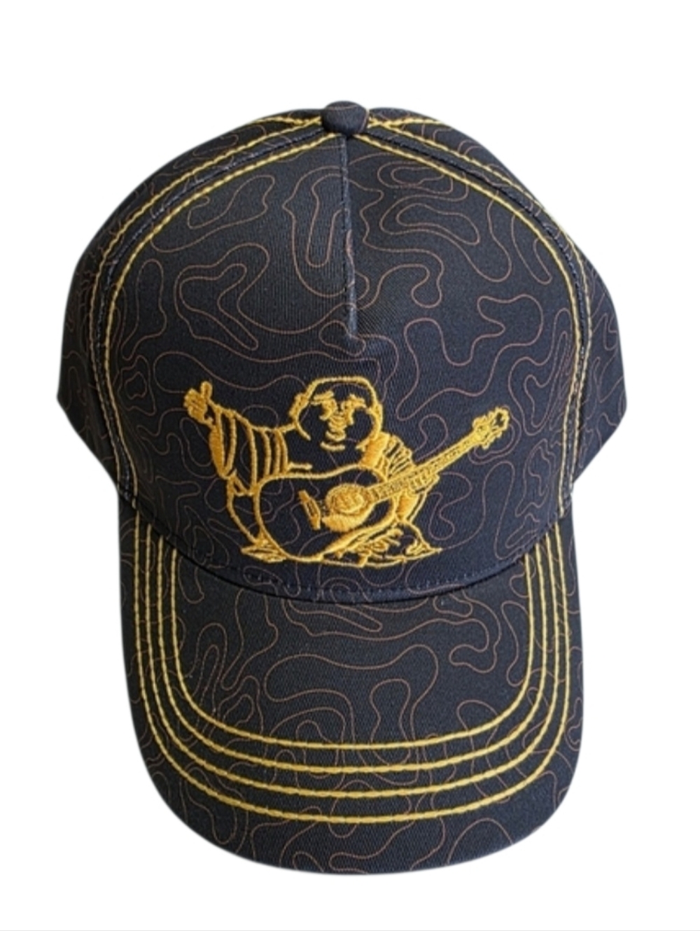 True Religion Groovy Buddah Trucker Hat